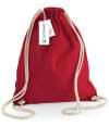 W810 Westford Mill Earthware Organic Gymsac Classic Red colour image